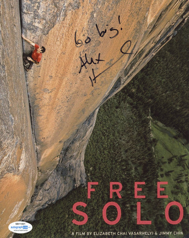 Alex Honnold Free Solo Signed Autograph 8x10 Photo ACOA