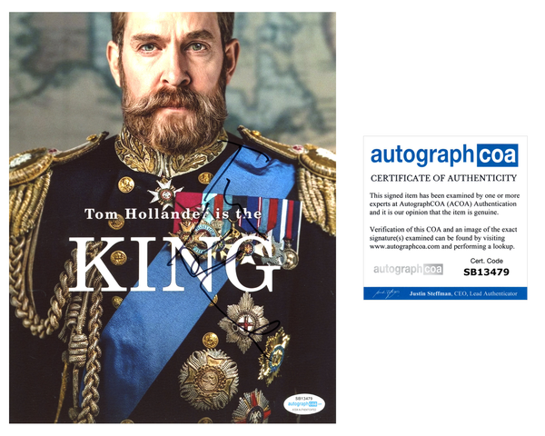 Tom Hollander Kings Man Signed Autograph 8x10 Photo ACOA