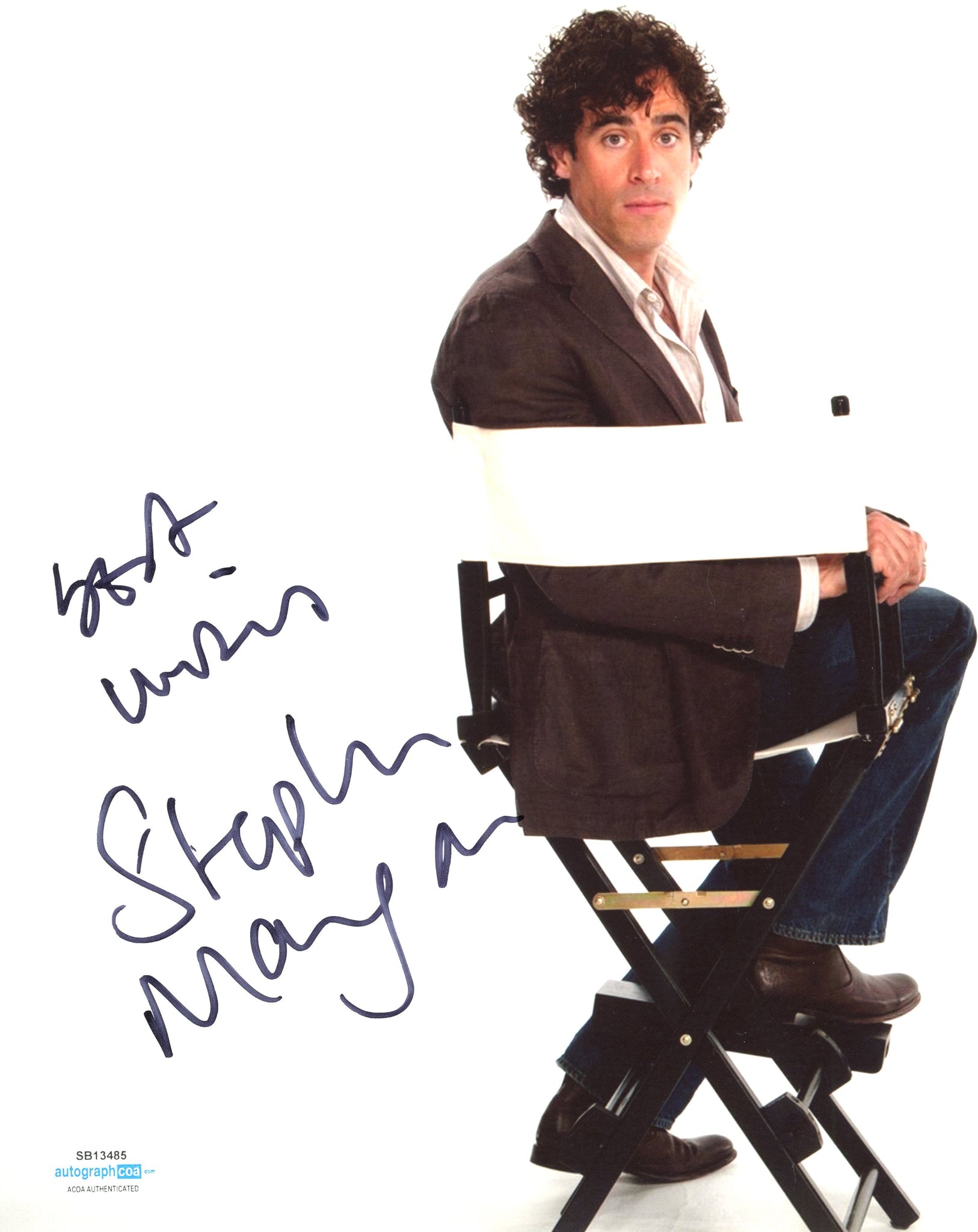 Stephen Mangan Episodes Signed Autograph 8x10 Photo ACOA