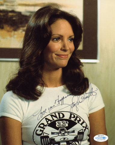 Jaclyn Smith Charlie's Angels Signed Autograph 8x10 Photo ACOA