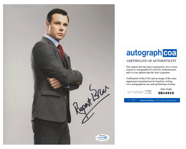 Rupert Evans Charmed Signed Autograph 8x10 Photo ACOA