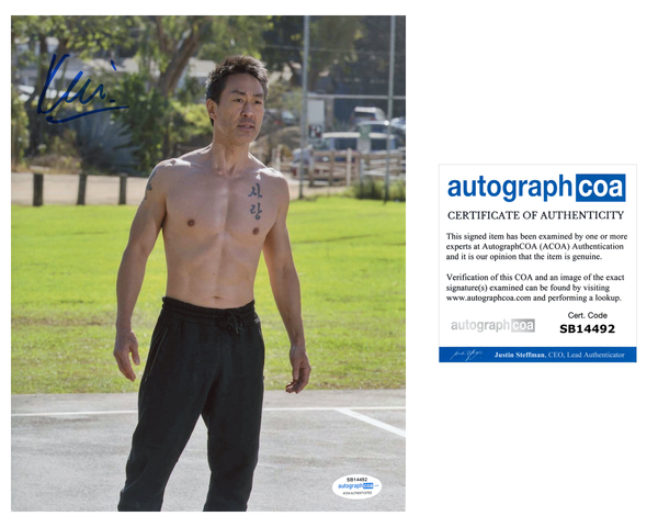 Kenneth Choi 9-1-1 Chimney Signed Autograph 8x10 Photo ACOA