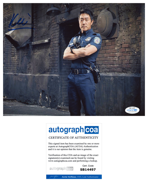 Kenneth Choi 9-1-1 Chimney Signed Autograph 8x10 Photo ACOA