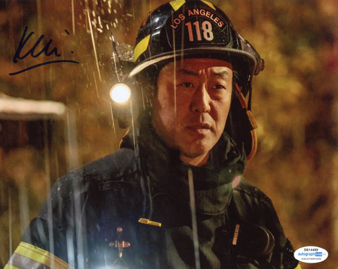 Kenneth Choi 9-1-1 Chimney Signed Autograph 8x10 Photo ACOA