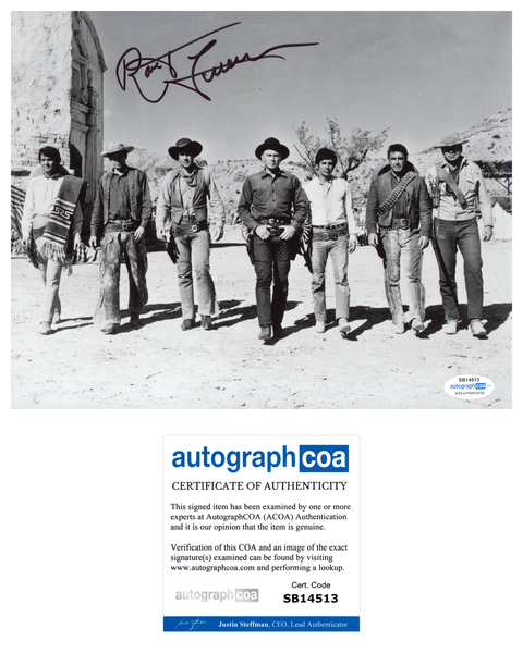 Robert Fuller Magnificent Seven Signed Autograph 8x10 Photo ACOA