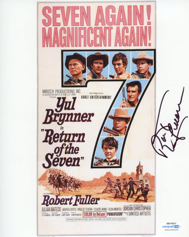 Robert Fuller Return of the Seven Signed Autograph 8x10 Photo ACOA