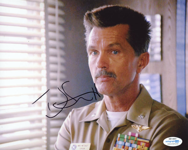 Tom Skerritt Top Gun Signed Autograph 8x10 Photo ACOA