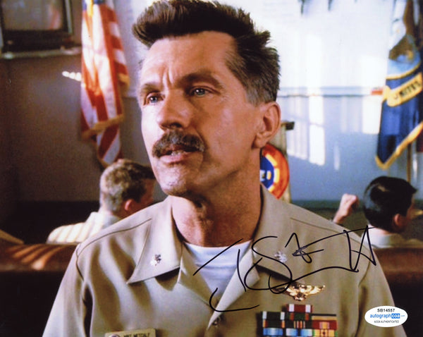 Tom Skerritt Top Gun Signed Autograph 8x10 Photo ACOA