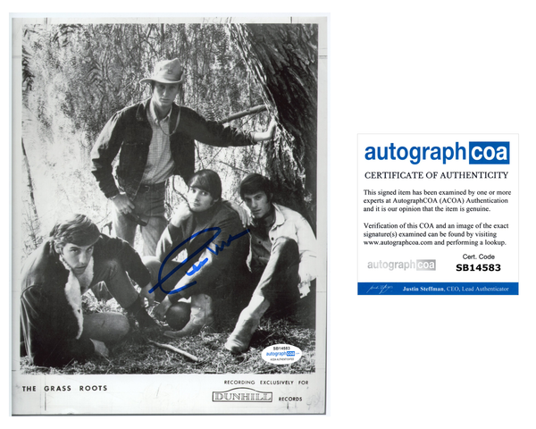 Creed Bratton Grass Roots Signed Autograph 8x10 Photo ACOA