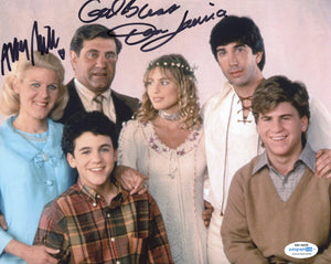 Dan Lauria Alley Mills Wonder Years Signed Autograph 8x10 Photo ACOA