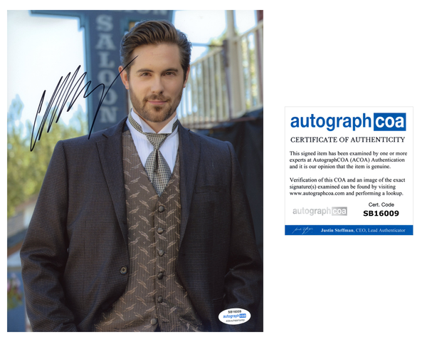 Chris McNally When Calls the Heart Signed Autograph 8x10 Photo ACOA