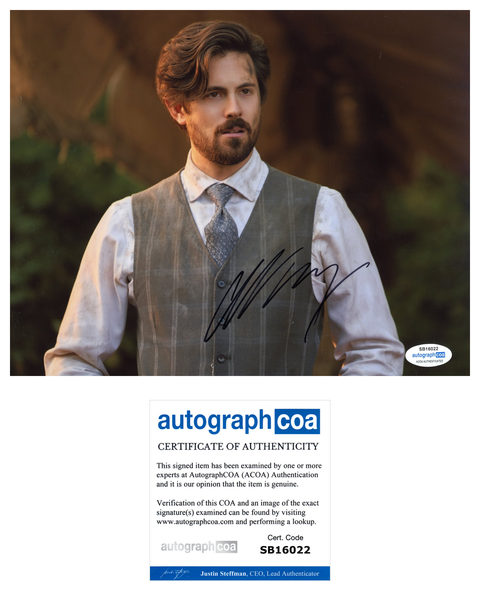 Chris McNally When Calls the Heart Signed Autograph 8x10 Photo ACOA