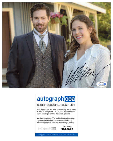 Chris McNally When Calls the Heart Signed Autograph 8x10 Photo ACOA