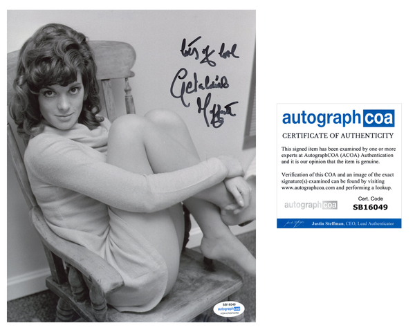 Geraldine Moffat Get Carter Signed Autograph 8x10 Photo ACOA