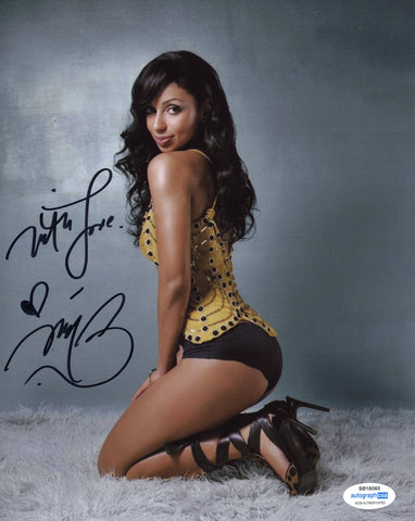 Mya Harrison Sexy Singer Autograph Signed 8x10 Photo ACOA