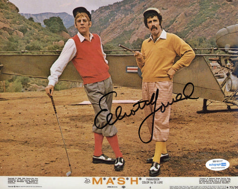 Elliott Gould Mash Signed Autograph 8x10 Photo ACOA