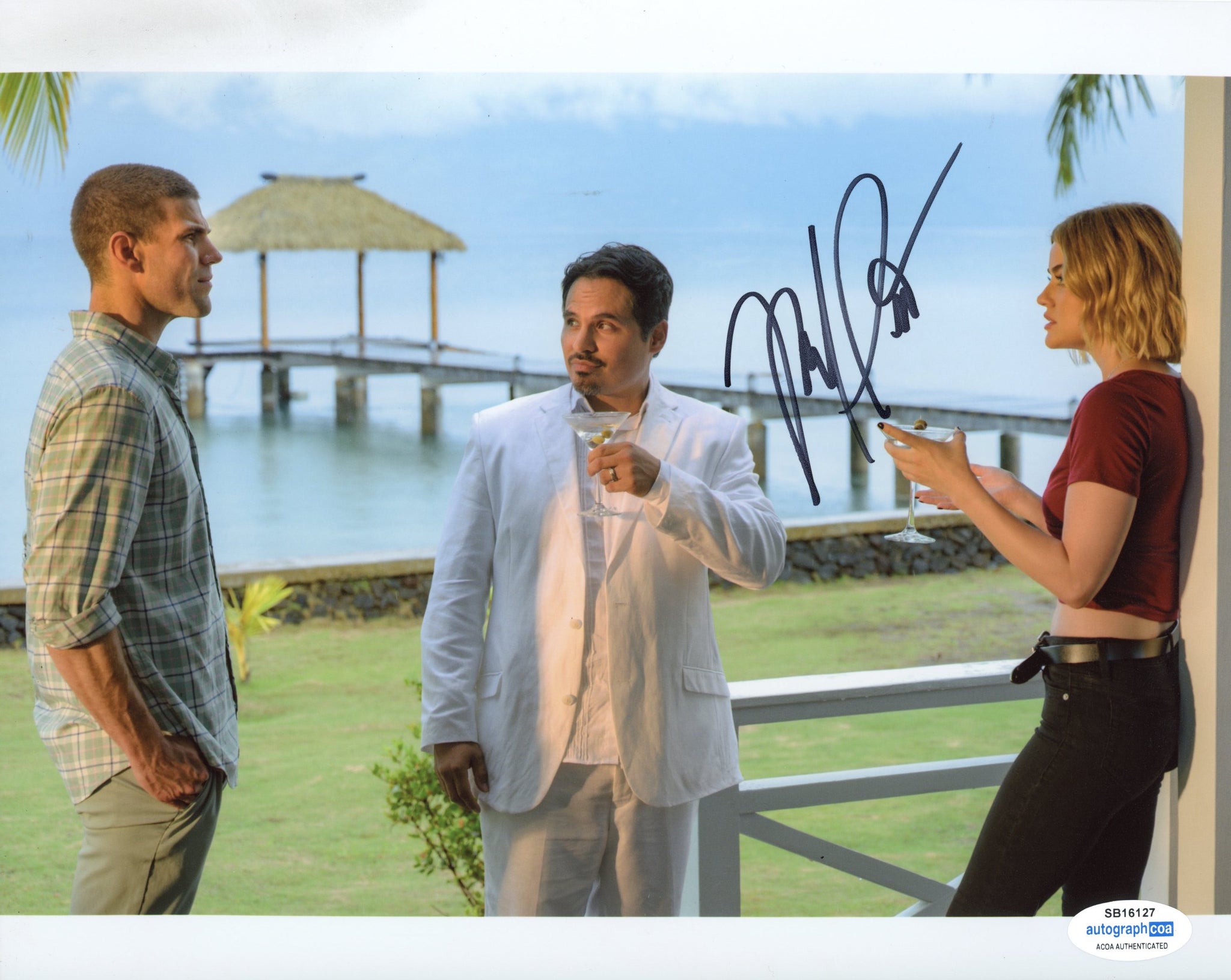 Michael Pena Narcos Signed Autograph 8x10 Photo ACOA