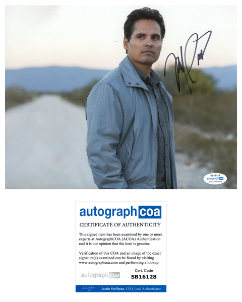 Michael Pena Narcos Signed Autograph 8x10 Photo ACOA