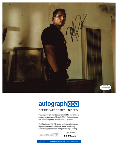 Michael Pena End of Watch Signed Autograph 8x10 Photo ACOA