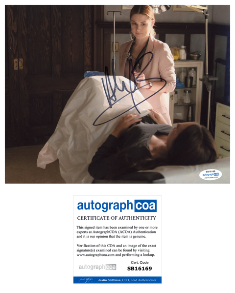 Alexandra Breckenridge Virgin River Signed Autograph 8x10 Photo ACOA