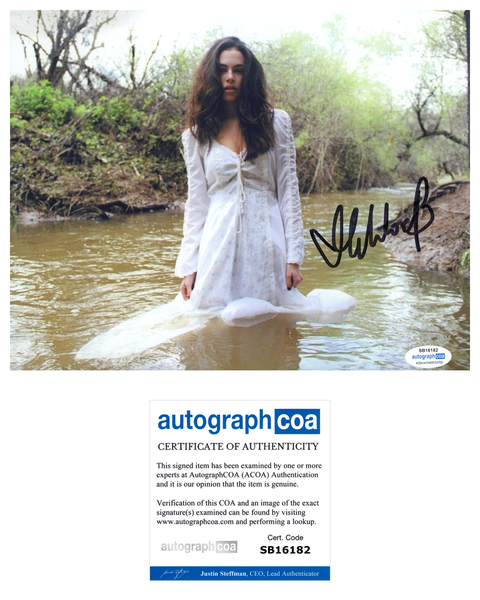 Chloe Bridges The Goldbergs Sexy Signed Autograph 8x10 Photo ACOA