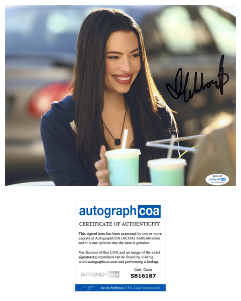 Chloe Bridges The Goldbergs Sexy Signed Autograph 8x10 Photo ACOA