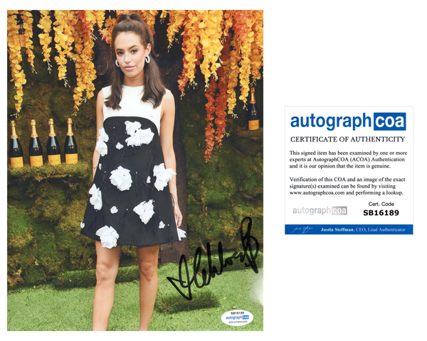 Chloe Bridges The Goldbergs Sexy Signed Autograph 8x10 Photo ACOA