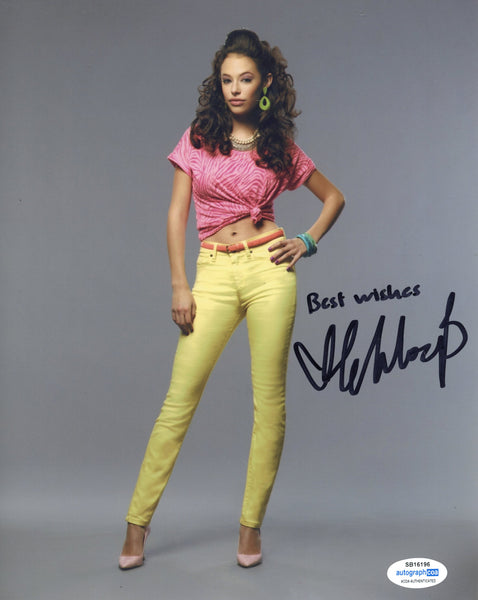 Chloe Bridges The Goldbergs Sexy Signed Autograph 8x10 Photo ACOA