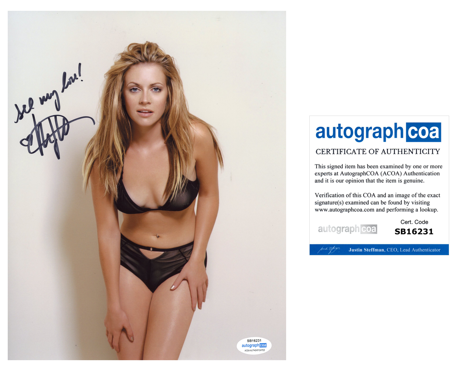 Melissa Joan Hart Sexy Signed Autograph 8x10 Photo ACOA | Outlaw Hobbies  Authentic Autographs