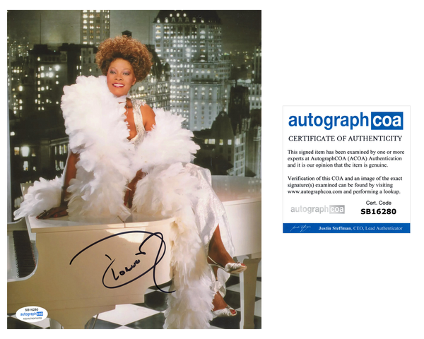 Dionne Warwick Singer Signed Autograph 8x10 Photo ACOA