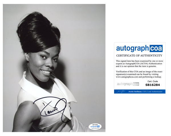 Dionne Warwick Singer Signed Autograph 8x10 Photo ACOA