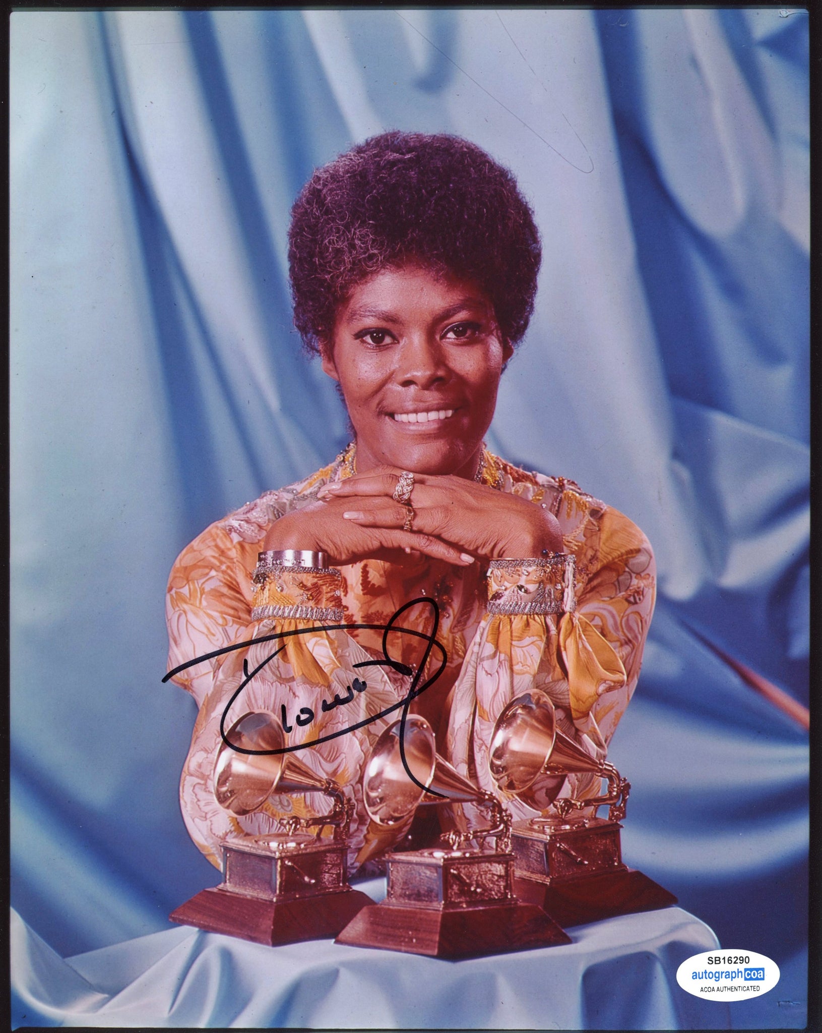 Dionne Warwick Singer Signed Autograph 8x10 Photo ACOA