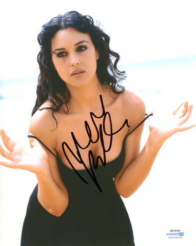 Monica Bellucci Sexy Signed Autograph 8x10 Photo ACOA