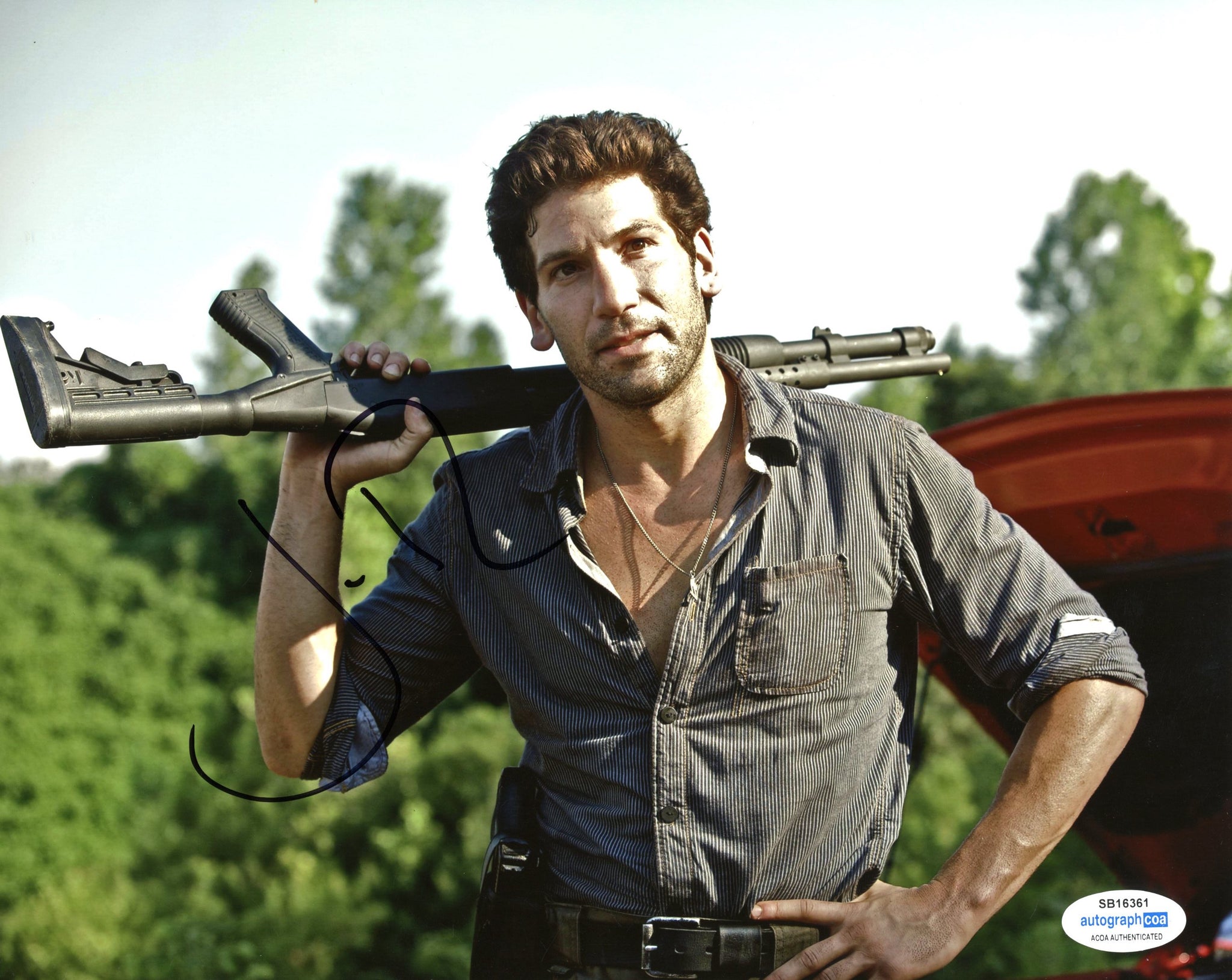 Jon Bernthal Walking Dead Signed Autograph 8x10 Photo ACOA