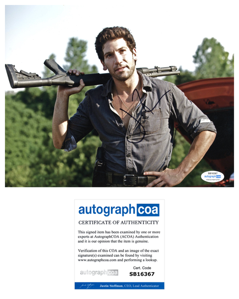 Jon Bernthal Walking Dead Signed Autograph 8x10 Photo ACOA