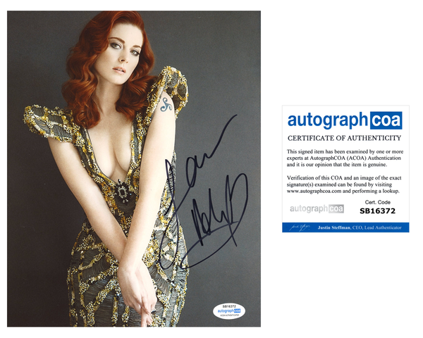 Alexandra Breckenridge AHS Signed Autograph 8x10 Photo ACOA