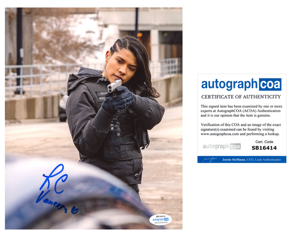 Lisseth Chavez Chicago PD Signed Autograph 8x10 Photo ACOA