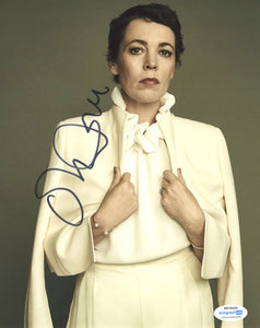 Olivia Colman The Crown Signed Autograph 8x10 Photo ACOA