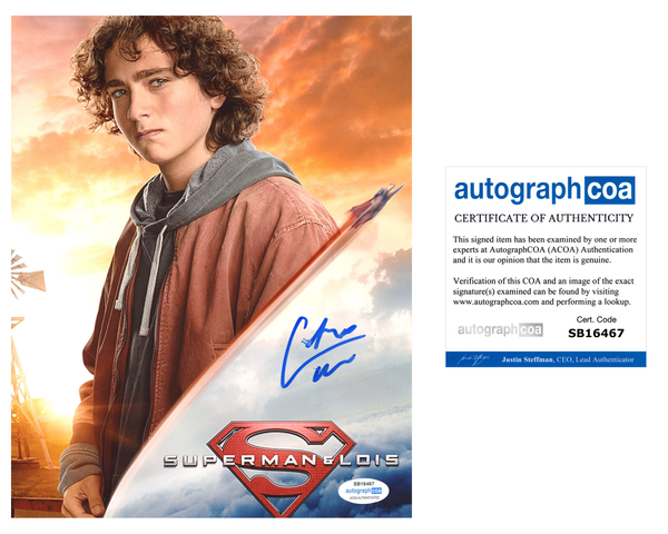 Alex Garfin Superman and Lois Signed Autograph 8x10 Photo ACOA