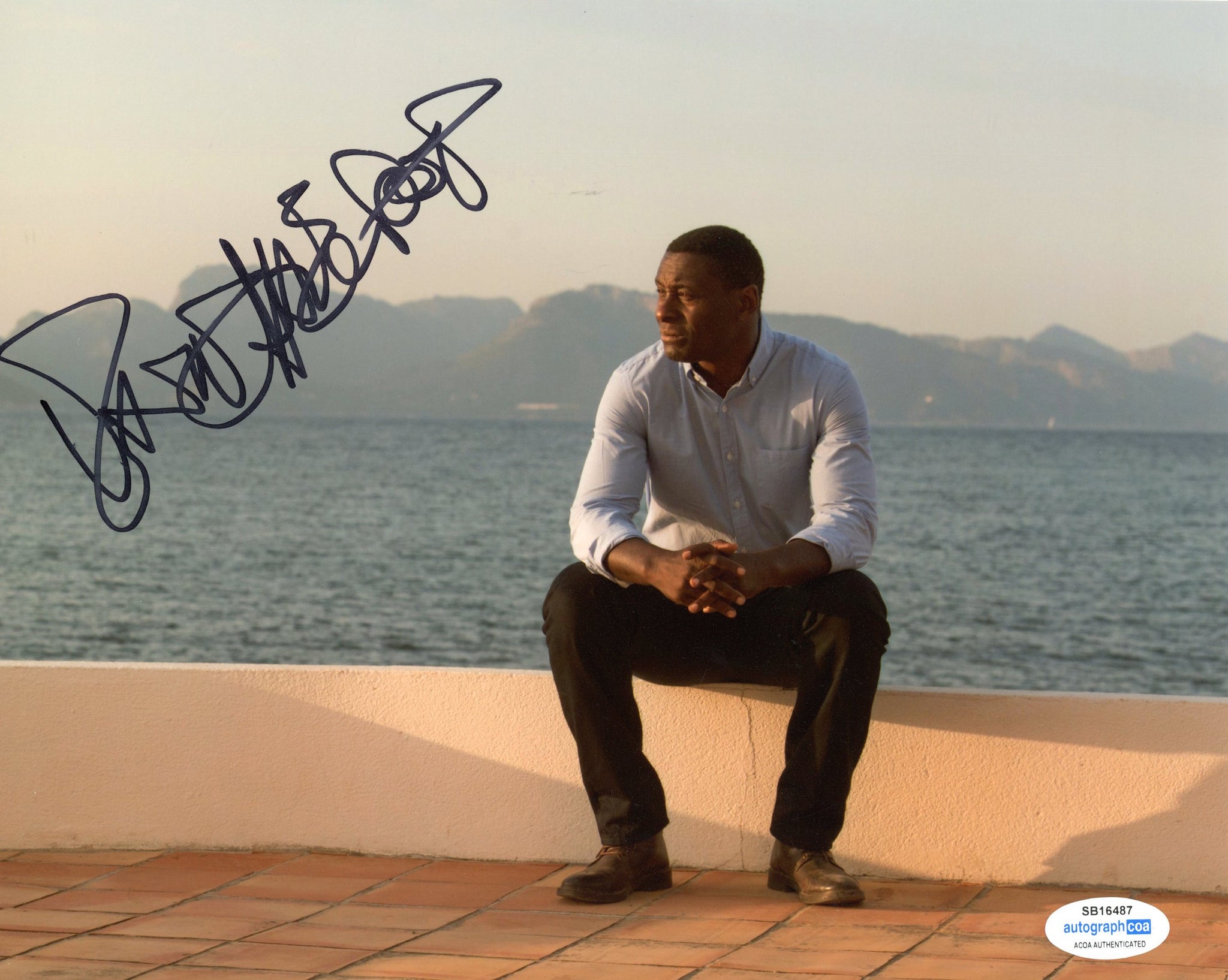 David Harewood Homeland Signed Autograph 8x10 Photo ACOA