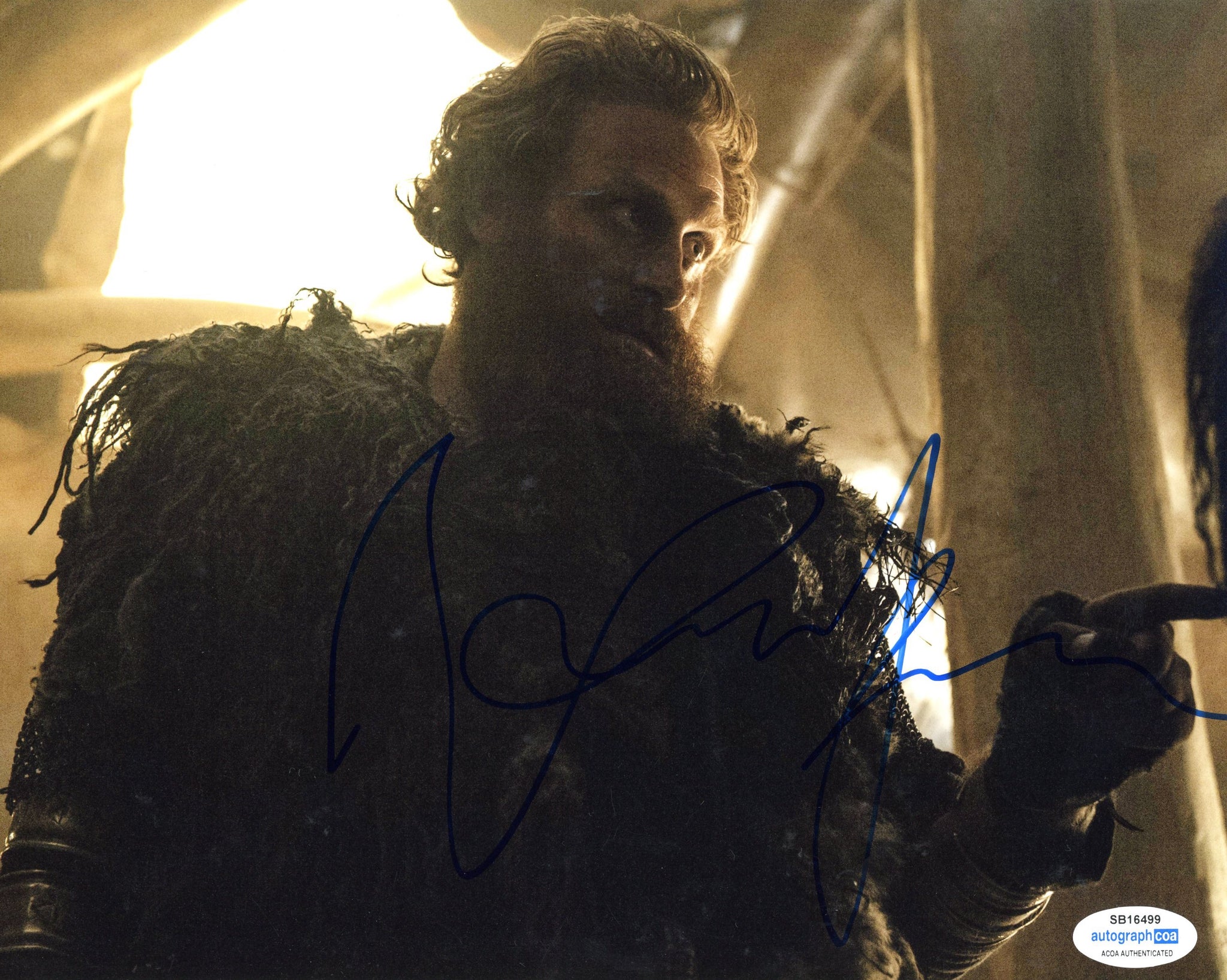 Kristofer Hivju Game of Thrones Signed Autograph 8x10 Photo ACOA