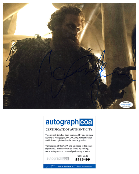 Kristofer Hivju Game of Thrones Signed Autograph 8x10 Photo ACOA