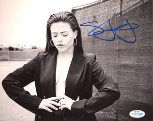 Sarah Jeffrey Sexy Charmed Signed Autograph 8x10 Photo ACOA