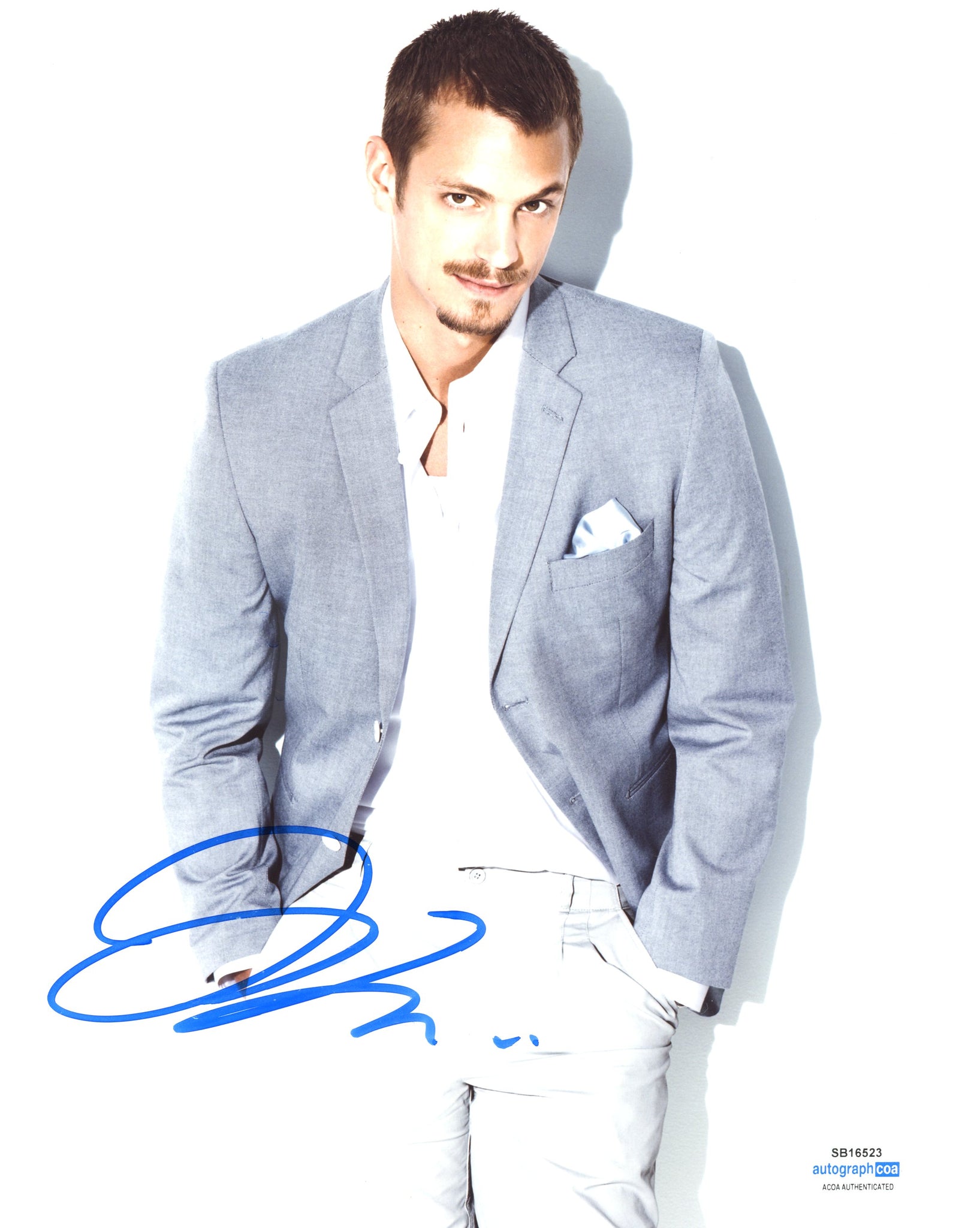 Joel Kinnaman Suicide Squad Signed Autograph 8x10 Photo ACOA