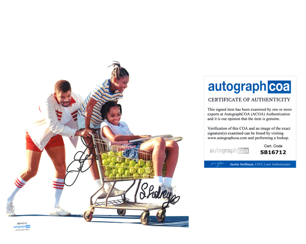 Saniyya Sidney & Demi Singleton King Richard Signed Autograph 8x10 Photo ACOA