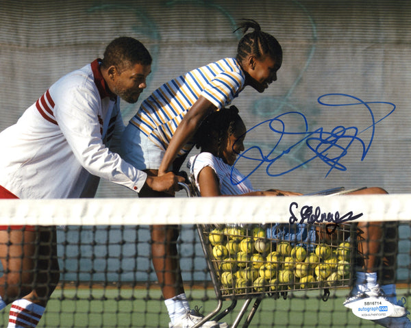 Saniyya Sidney & Demi Singleton King Richard Signed Autograph 8x10 Photo ACOA