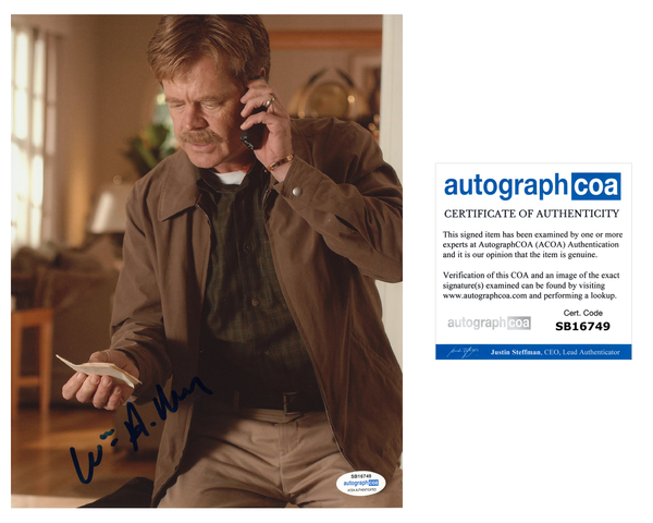 William H Macy Jurassic Park Signed Autograph 8x10 Photo ACOA