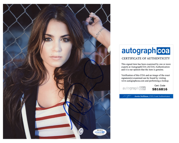 Nikki Reed Twilight Signed Autograph 8x10 Photo ACOA