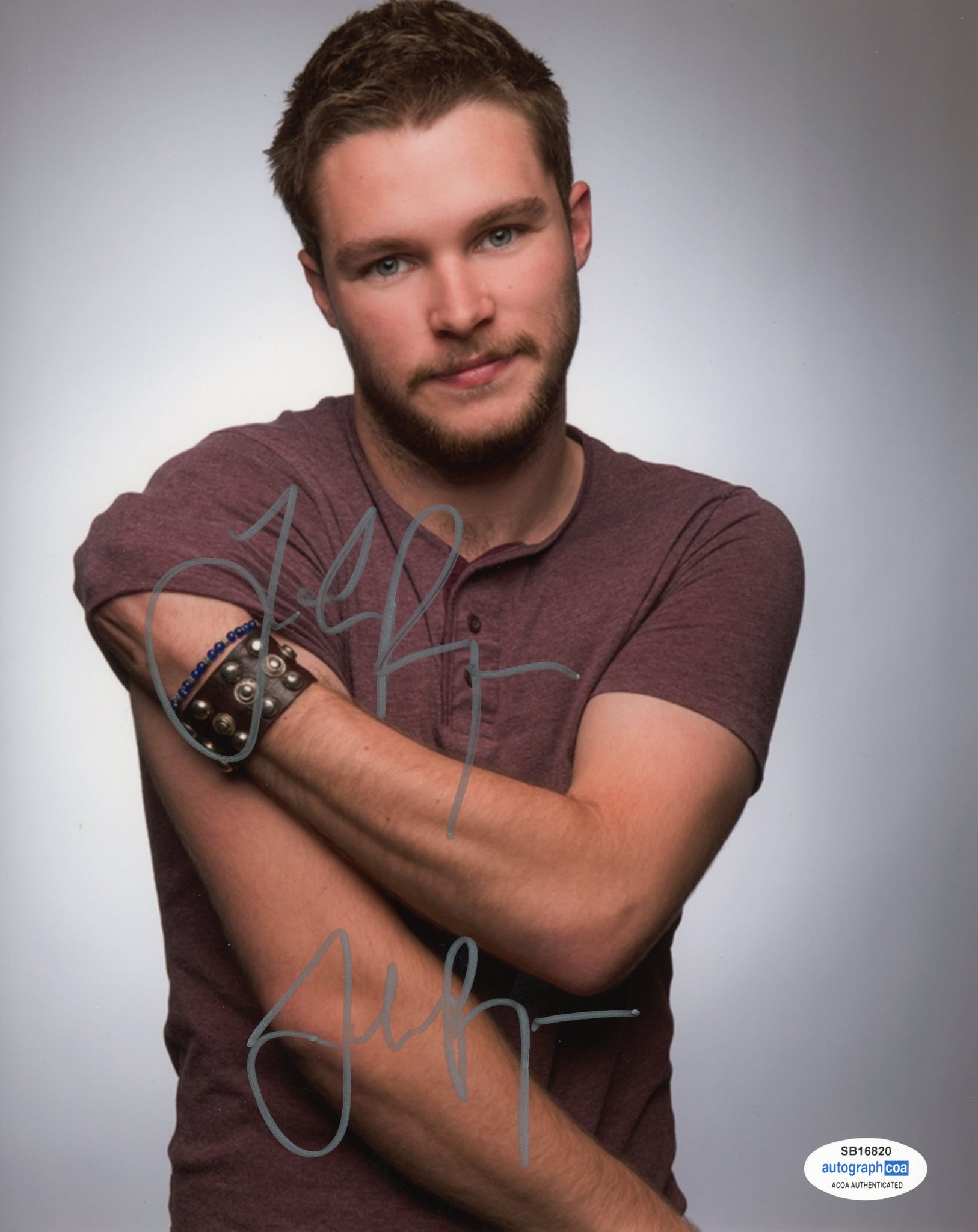 Jack Reynor Transformers Signed Autograph 8x10 Photo ACOA