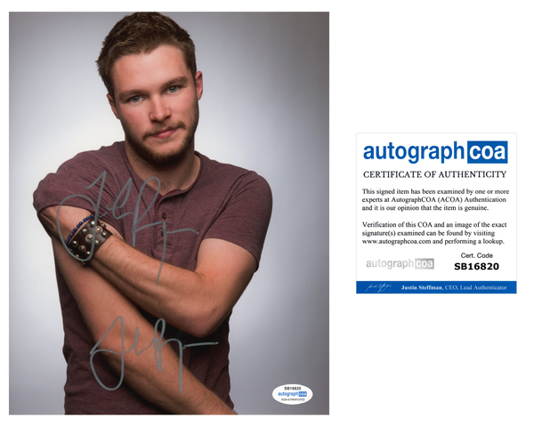 Jack Reynor Transformers Signed Autograph 8x10 Photo ACOA